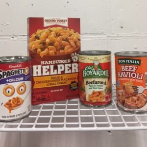 Canned/Boxed Meals